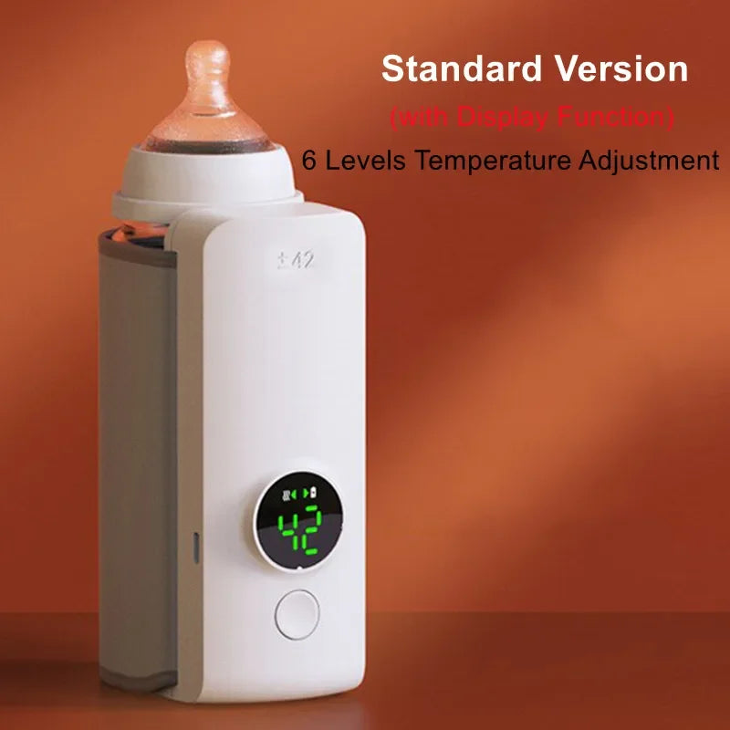 Draagbare Babyfles Verwarmer met Temperatuurregeling - WarmEase