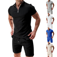 Ademende & Stylish Heren Zomerset met Poloshirt & Shorts - Nilo