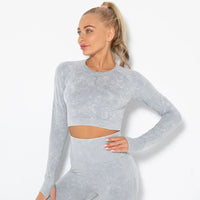 Naadloze Dames Yoga Set met Cropped Top - Nova