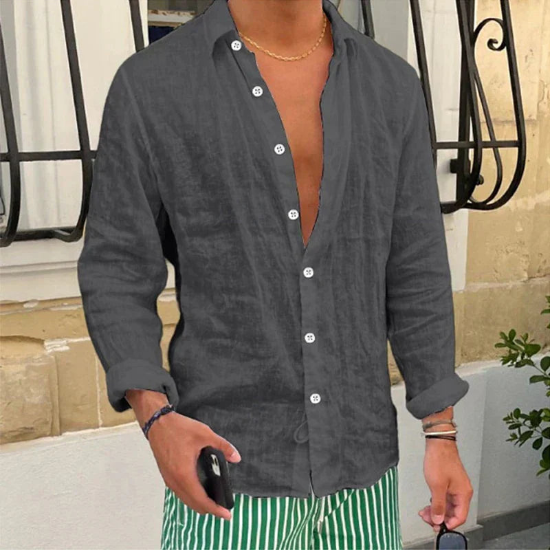 Ademende & Losvallende Heren Zomeroverhemd – Taro