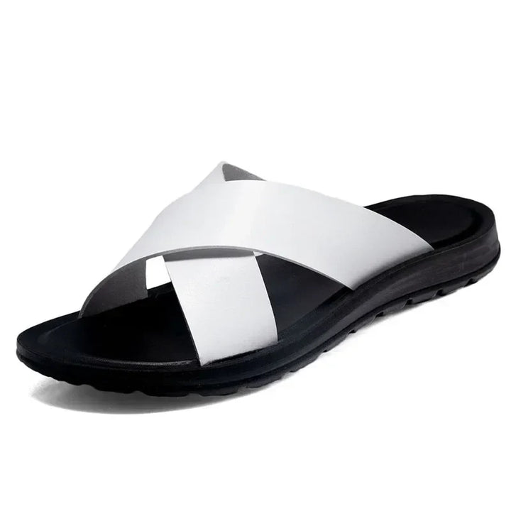 Italiaanse Leren Herenslippers - Lorenzo