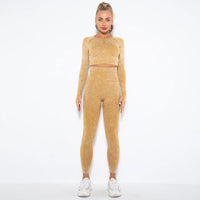 Naadloze Dames Yoga Set met Cropped Top - Nova