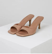 Open hak-mules voor dames - Mirella