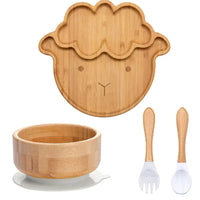 Kinderservies Set met Zuignap - EcoFeast