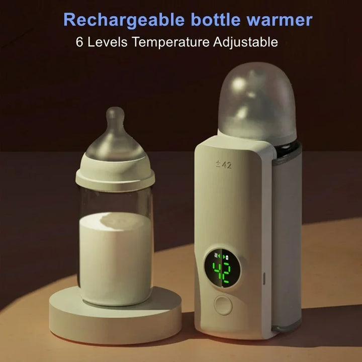 Draagbare Babyfles Verwarmer met Temperatuurregeling - WarmEase
