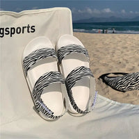 Modne damskie sandały na platformie w koreańskim stylu – Alina