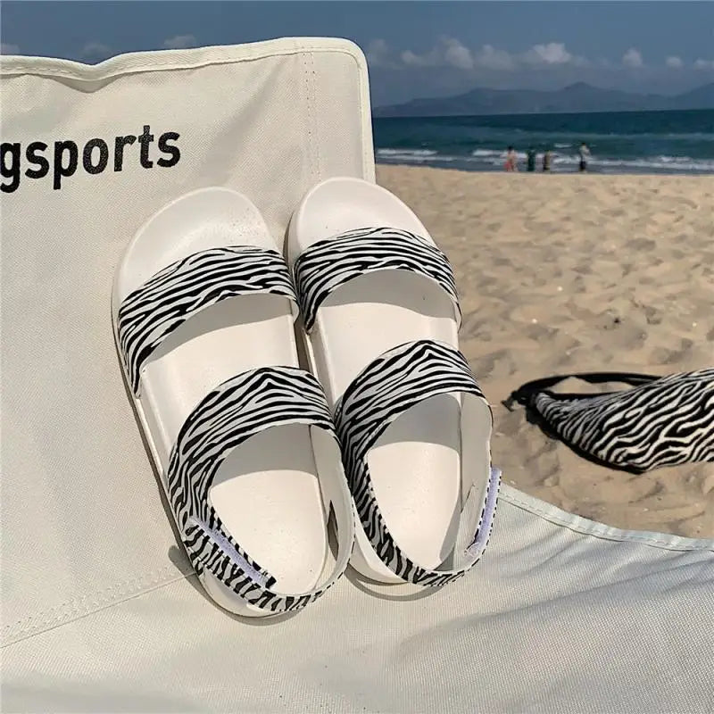 Modne damskie sandały na platformie w koreańskim stylu – Alina