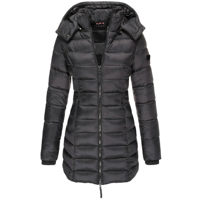 Dames Parka met Capuchon en Donsvulling - Elena