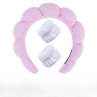 Pluche Spa Hoofdband & Polsband Set - Fluffiea