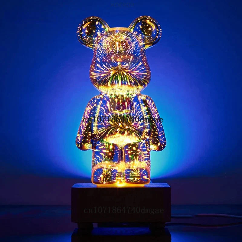 Magische 3D Vuurwerk Projectie Sfeerlamp - StarBear