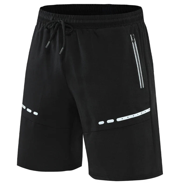 Sportieve & Stijlvolle Slim-Fit Trainingsshorts met Ritszakken – Kian