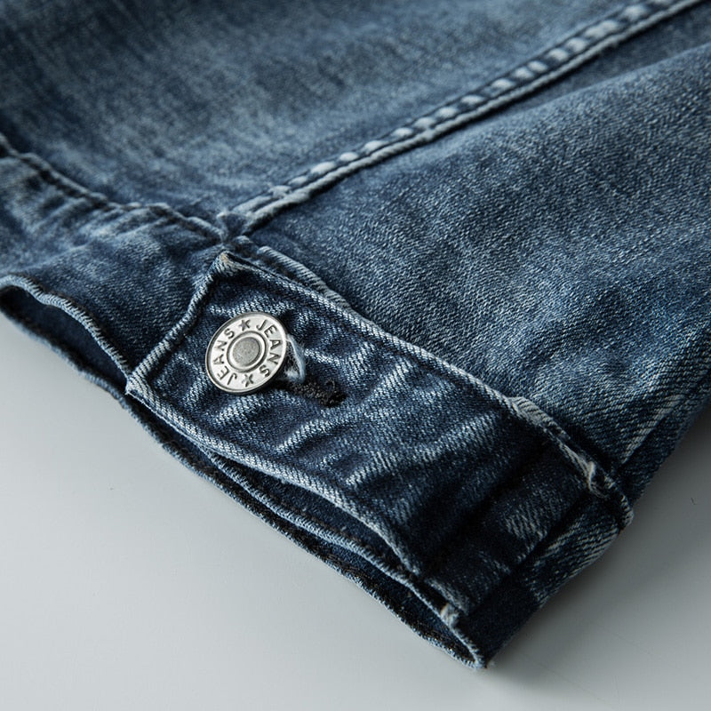 Tijdloze Heren Denim Jas - Viggo