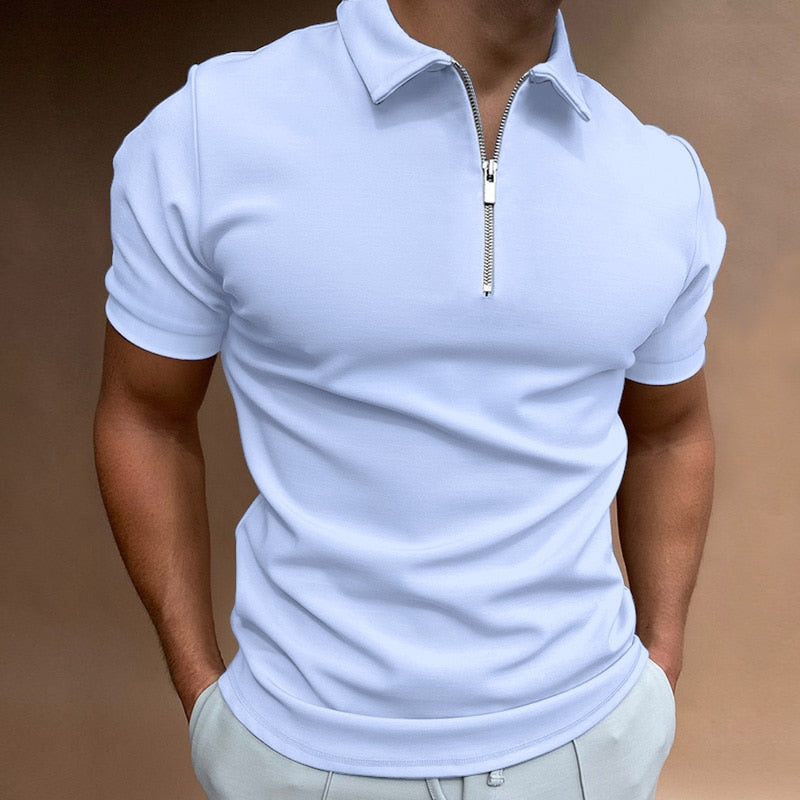 Zip-Up Polo Shirt - Oliver