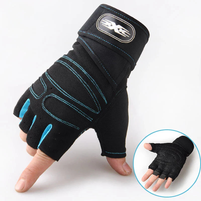 Schokbestendige en Ondersteunende Gym Handschoenen - FitFlex