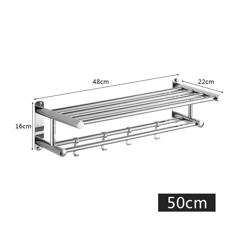 Stijlvol RVS Handdoekenrek - AeroRack