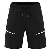 Sportieve & Stijlvolle Slim-Fit Trainingsshorts met Ritszakken – Kian