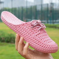 Ademende damskie outdoorowe mokasyny z odkrytymi palcami - Linaya