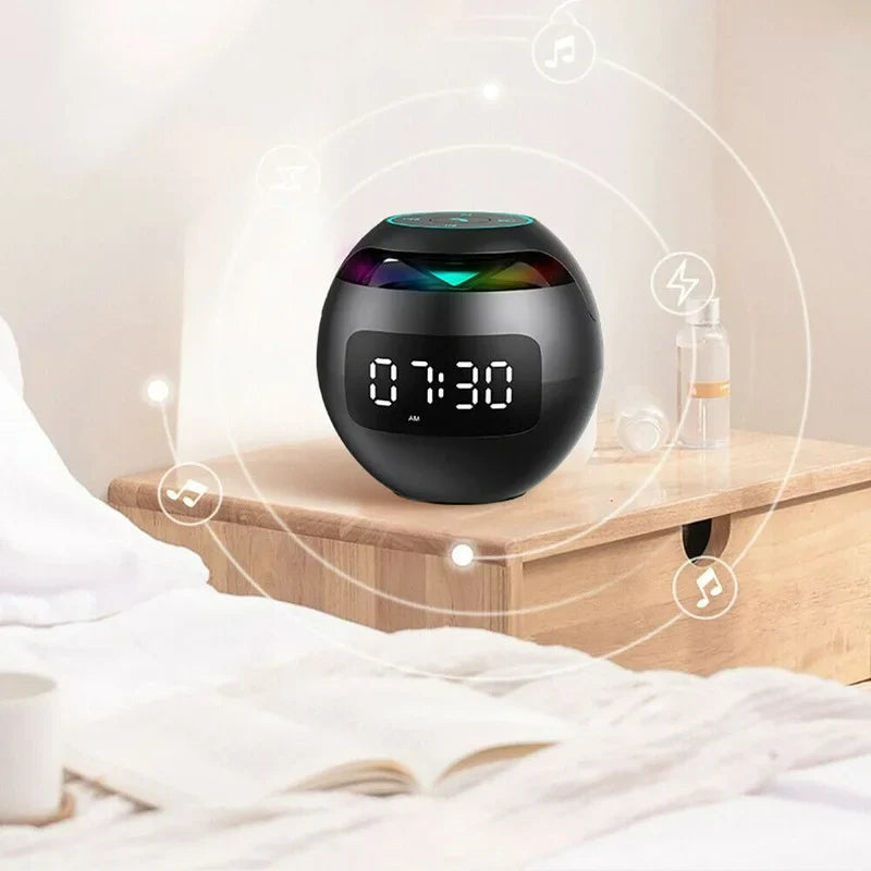 Multifunctionele Wekker – GlowBeep Speaker Clock