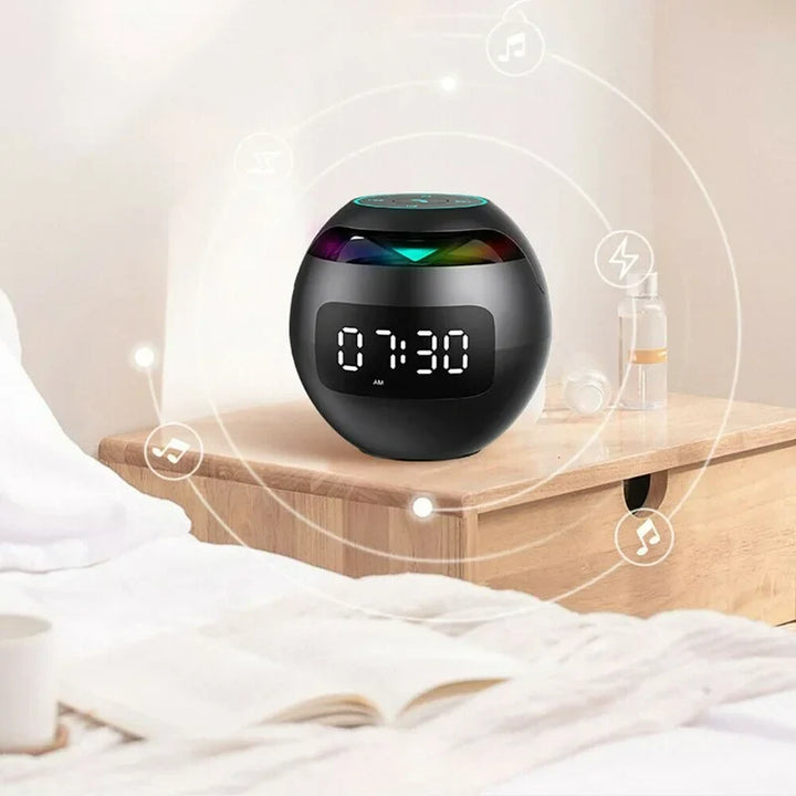Multifunctionele Wekker – GlowBeep Speaker Clock
