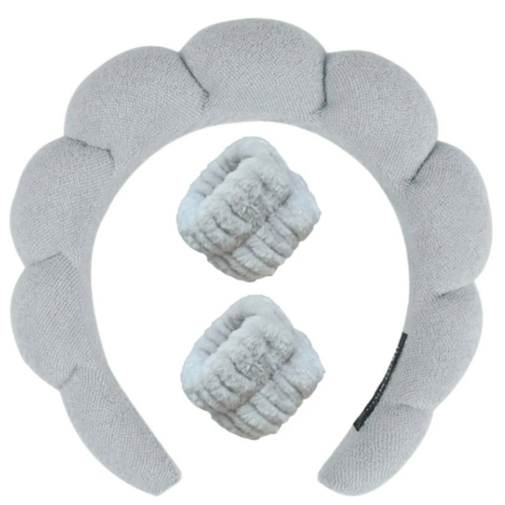 Pluche Spa Hoofdband & Polsband Set - Fluffiea
