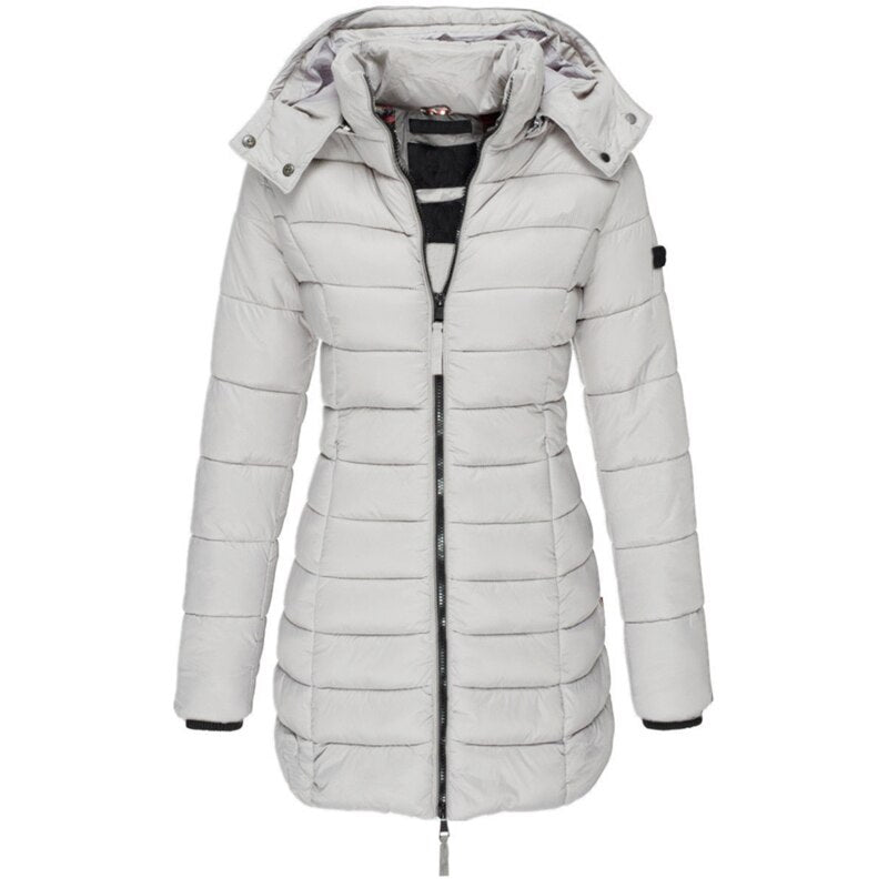 Dames Parka met Capuchon en Donsvulling - Elena