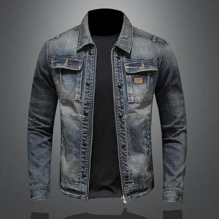 Retro Jeansjack in Vintage stijl – Jasper