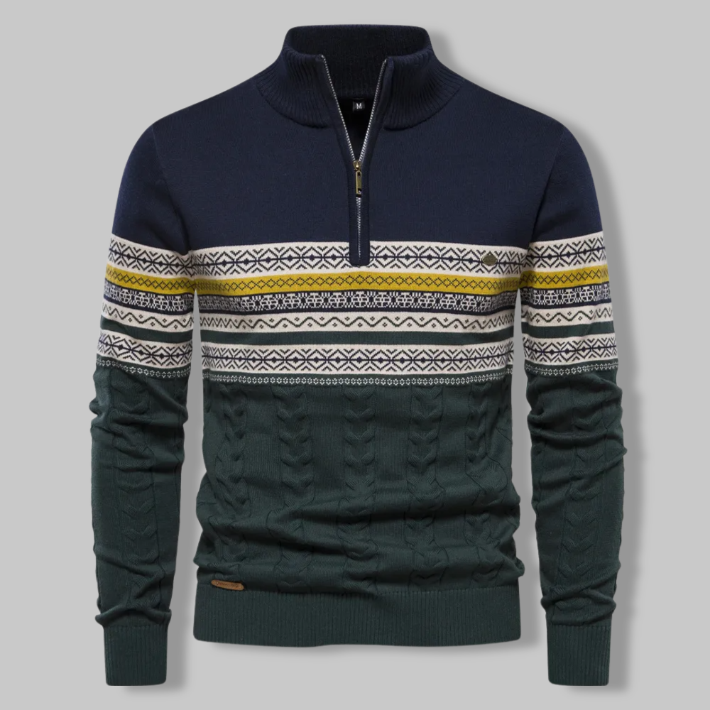 Gestreepte Zip Sweater - SummitZip