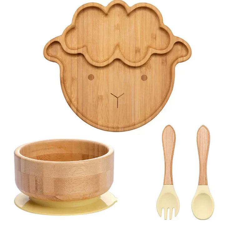 Kinderservies Set met Zuignap - EcoFeast