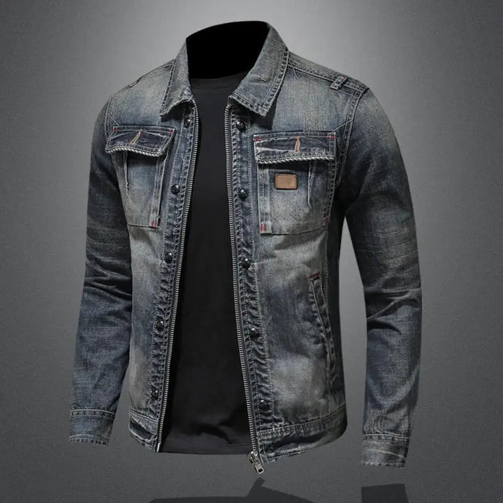 Retro Jeansjack in Vintage stijl – Jasper