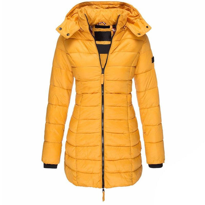 Dames Parka met Capuchon en Donsvulling - Elena