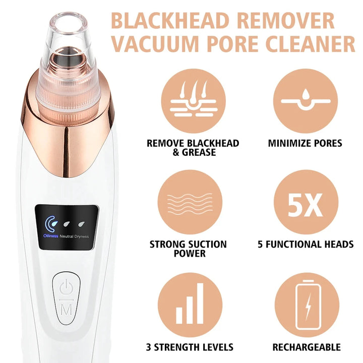 Elektrische Mee-Eter Verwijderaar en Gezichtsreiniger - ClearSkin Pro