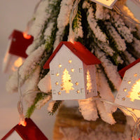 Houten Kersthuisjes Met LED Verlichting - GlowHouse