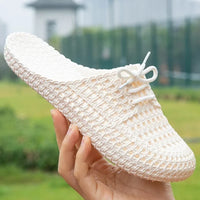 Ademende damskie outdoorowe mokasyny z odkrytymi palcami - Linaya