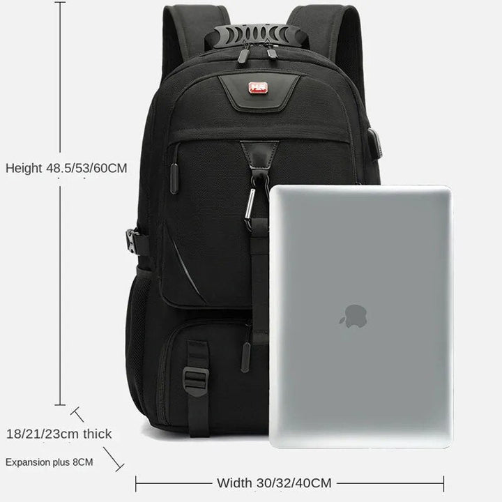Rugzak met USB-aansluiting en Grote Capaciteit (50-80L) - UrbanTrail