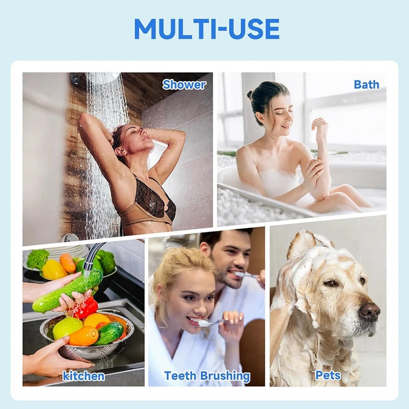 5 Douchekop Filter Navullingen - ClearFlow