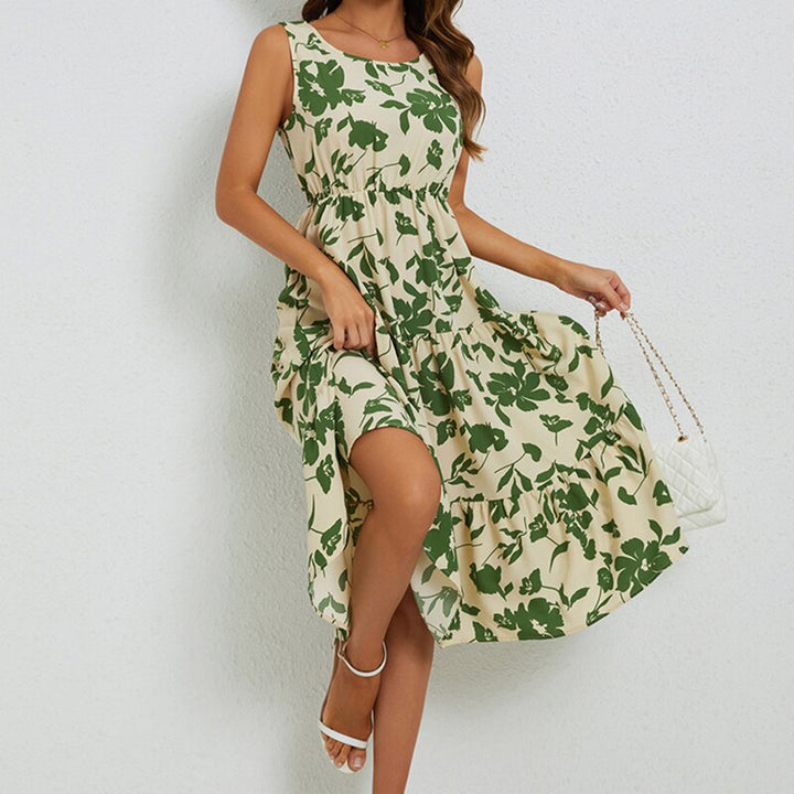 Zomerse Midi-Jurk met Bloemenprint – Fenna