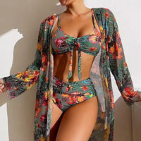 Bikiniset met Hoge Taille en Cover-up – Amira
