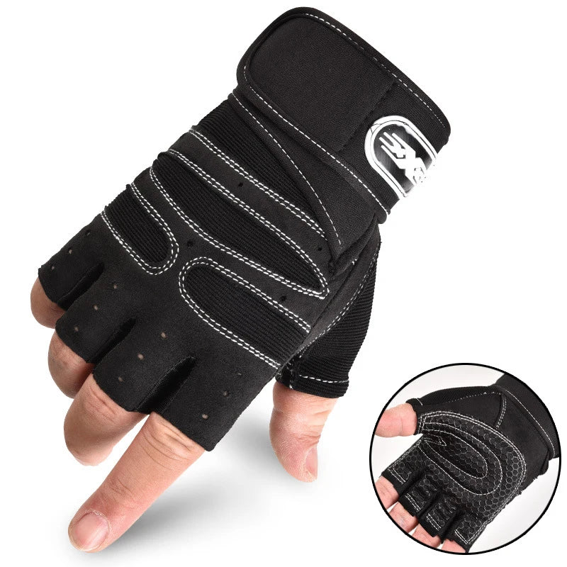 Schokbestendige en Ondersteunende Gym Handschoenen - FitFlex