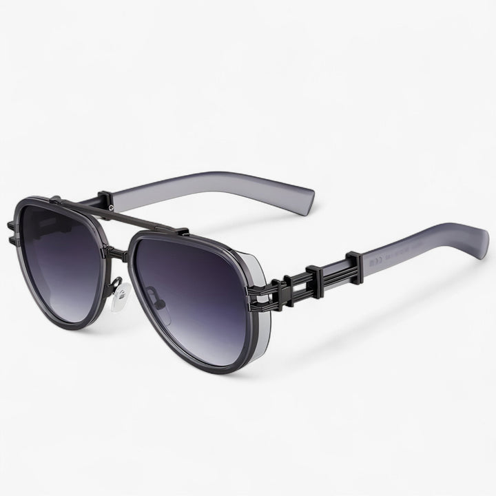 Oversized Steampunk Zonnebril met Gepolariseerde Glazen – Arclight