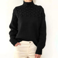 Gebreide Dames Herfsttrui met Col – Sienna