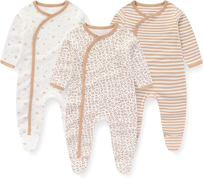 Rompers Voor Baby’s 3-12 Maanden - Set Van 3 Stuks