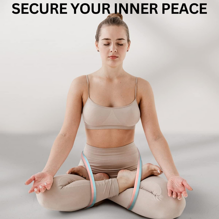 Opaska do jogi z regulowaną sprzączką w kształcie litery D