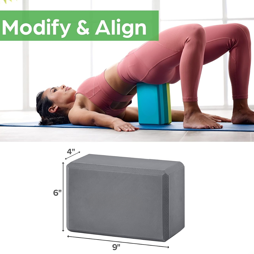 Ondersteunend Yoga Blok - Non-slip EVA Foam