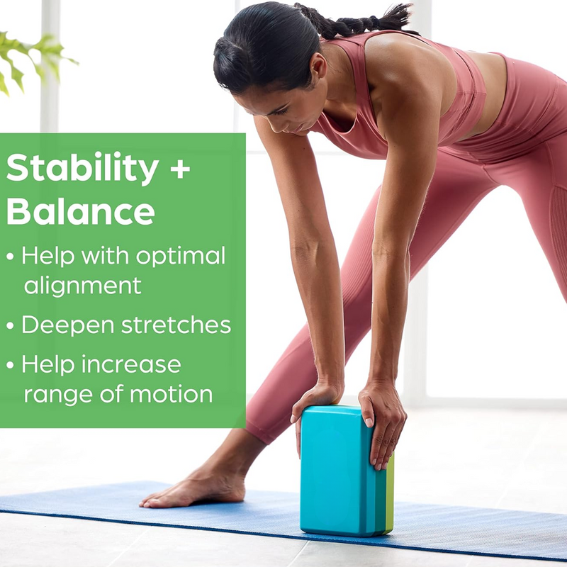 Ondersteunend Yoga Blok - Non-slip EVA Foam