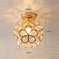 Glazen Bloemen Plafondlamp - FloraGlow
