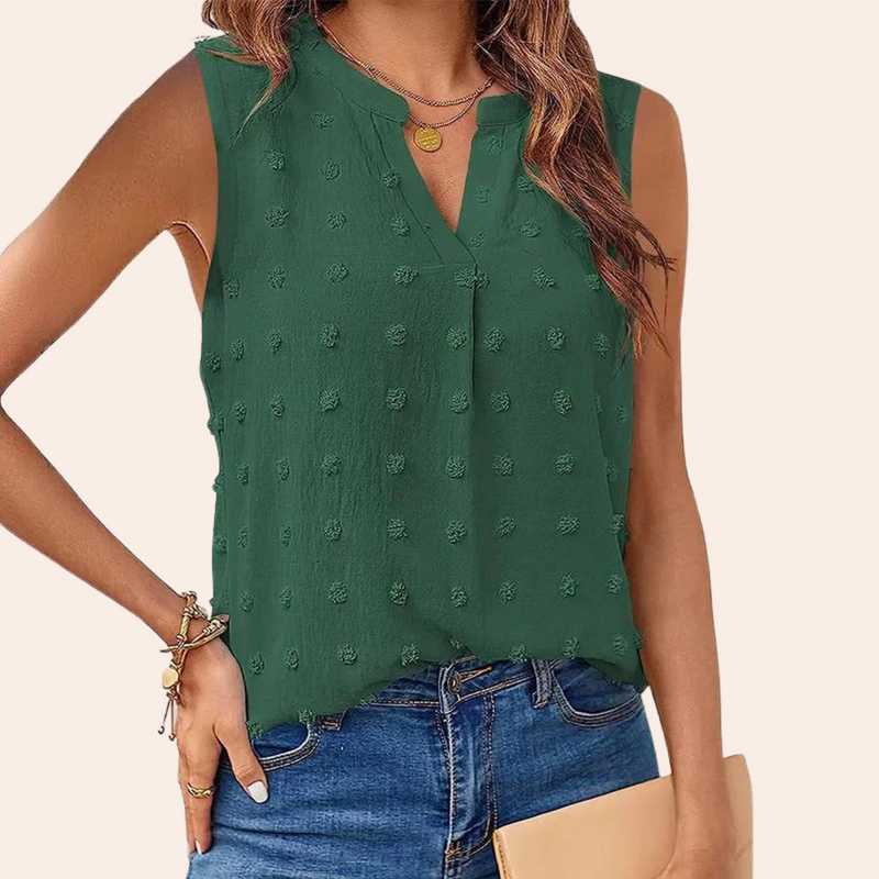 Mouwloze Luchtige Dames Blouse – Vera