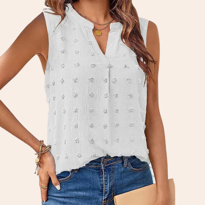 Mouwloze Luchtige Dames Blouse – Vera