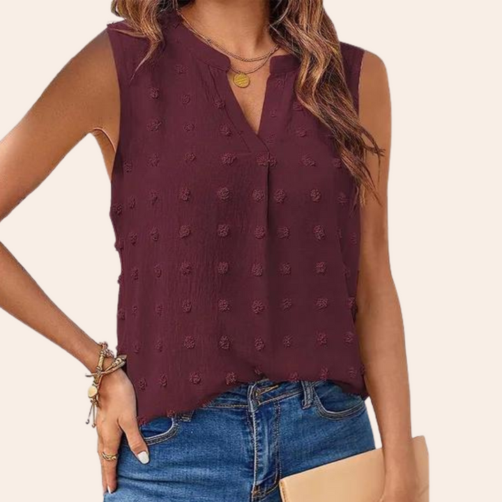 Mouwloze Luchtige Dames Blouse – Vera