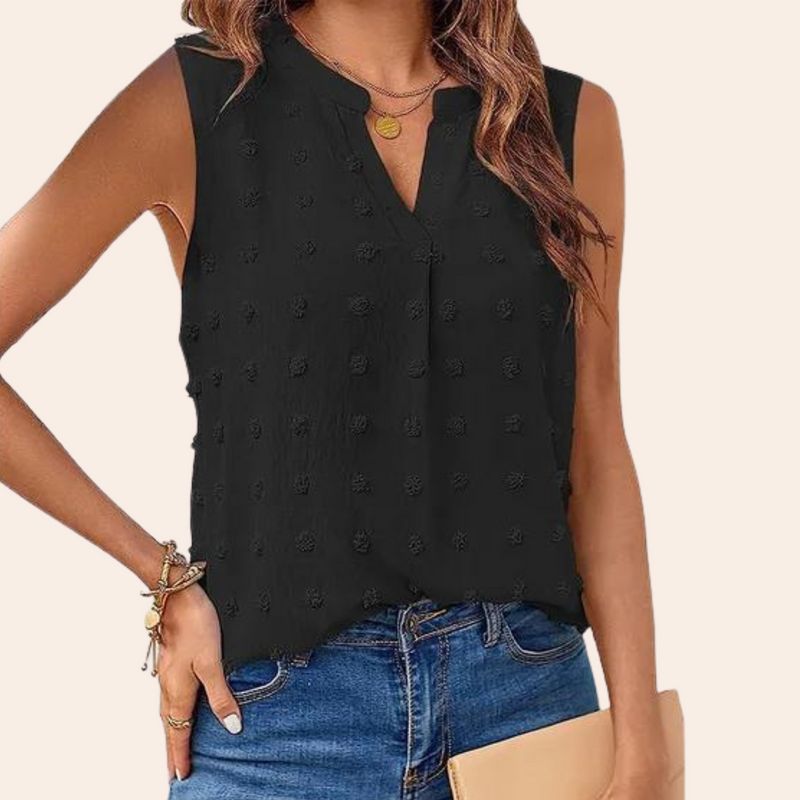 Mouwloze Luchtige Dames Blouse – Vera