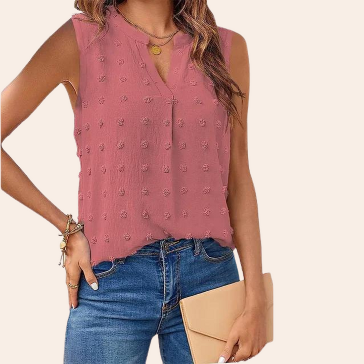 Mouwloze Luchtige Dames Blouse – Vera